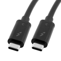 jimier 2m thunderbolt 3 usb c usb 3 1 male to thunderbolt3 male 40gbps cable for pc laptop