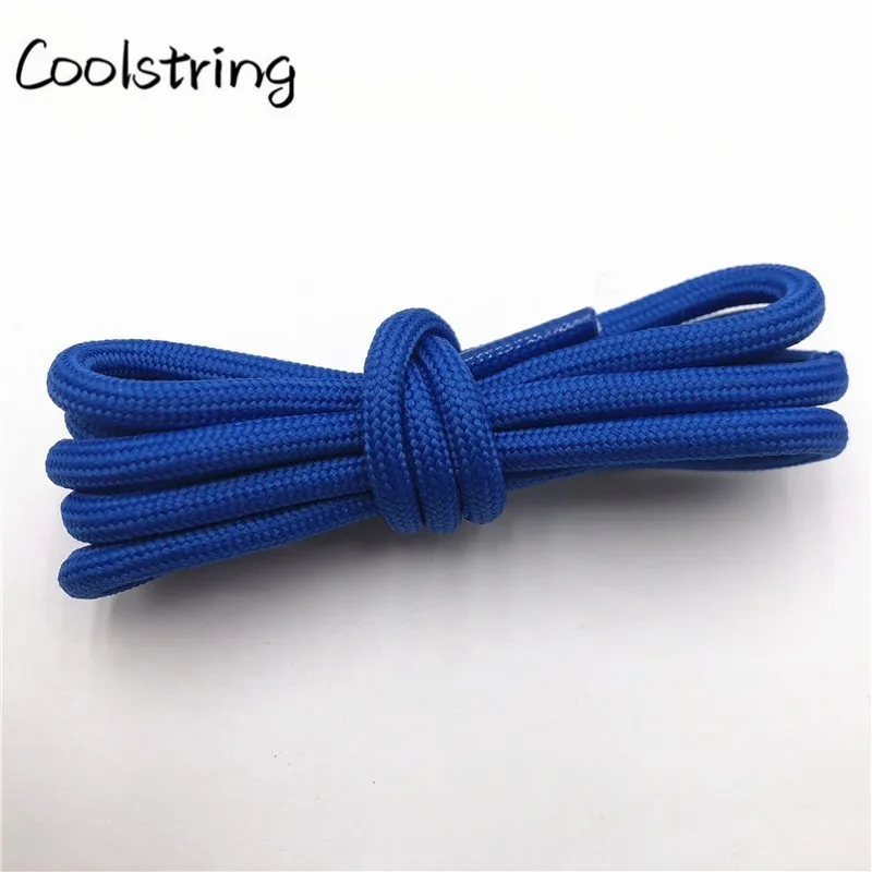 Coolstring одноцветные 0,5 см полиэфирные лососевые круглые шнурки для обуви унисекс Женские Мужские кроссовки для бега Цветные Шнурки
