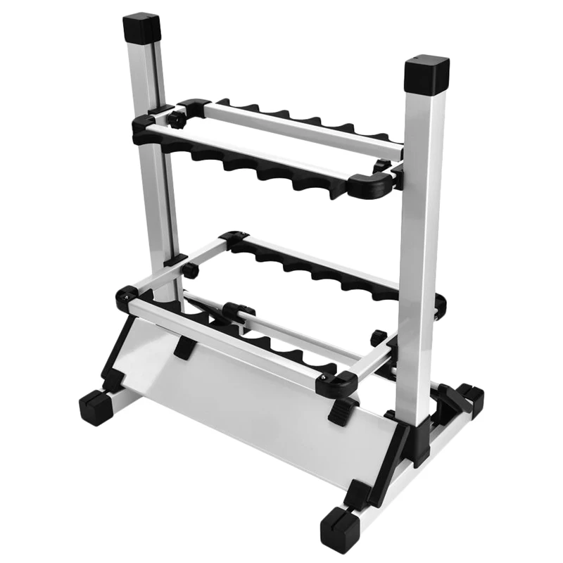 12 слотов держатель для удочки из алюминиевого сплава стойка удочки|Рыболовные