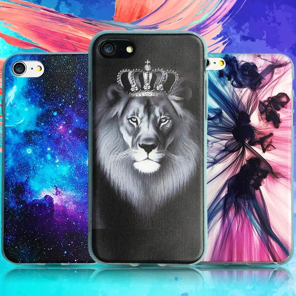 CASEIER Emboss Phone Case For iPhone 7 8 6 6S Plus X 5 5S SE Soft Silicone Cases Abstract Pattern Covers Fundas Capinha |