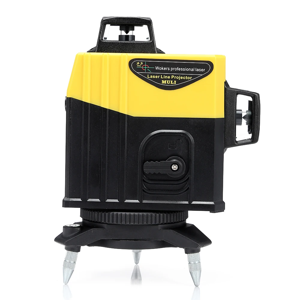 Мини портативный 3D самонивелирующийся красный лазерный уровень устройство Muli 12