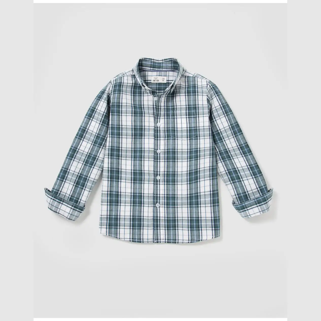UNIT NINO COTTON SHIRT S Нино блок тартан|Рубашки| |