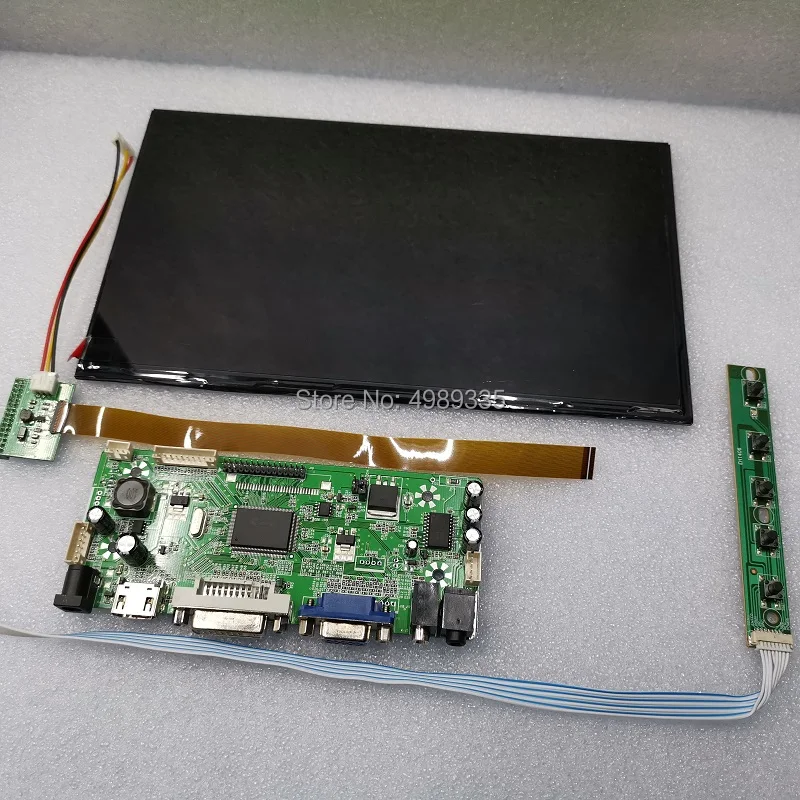 Игровой модуль для контроля 10 1 дюймов HDMI DVI VGA IPS1366X768 &quotдисплей 16:9|Мониторы| |