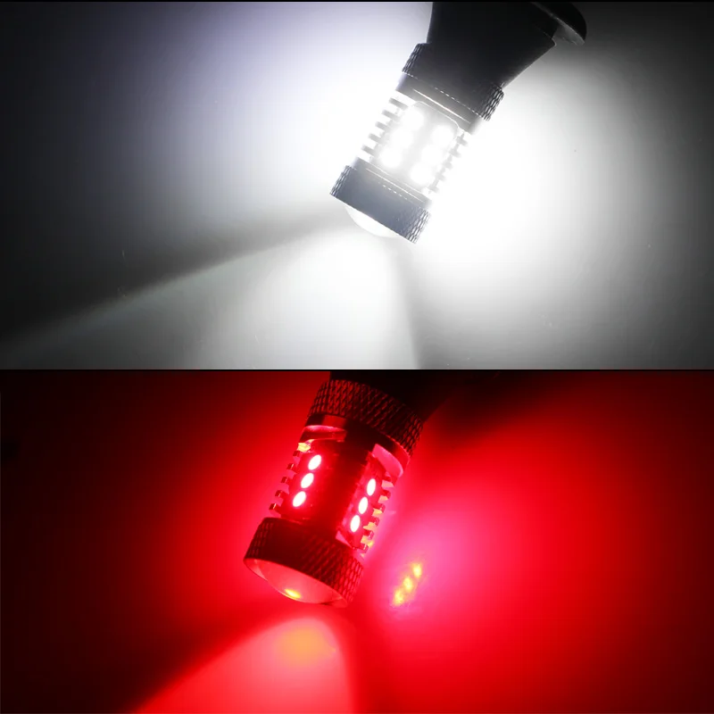 2шт 31 SMD белый/красный двойной цвет 7440 T20 992A светодиодный Сменные лампы для
