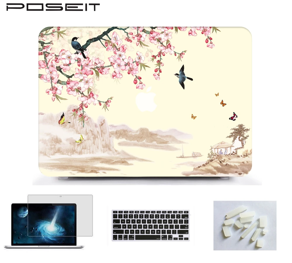 2018 NEW Print Laptop Hard Case Cover for Apple Macbook Pro Retina 12 13 15 inch Air 11 15Touch Bar A1989/A1990 | Компьютеры и офис