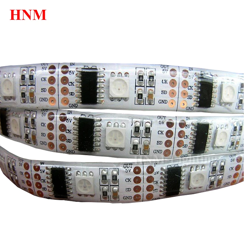 5 м 5050 SMD RGB водонепроницаемая светодиодная лента WS2801 Pixel Light 32 светодиода/м с шт. IC