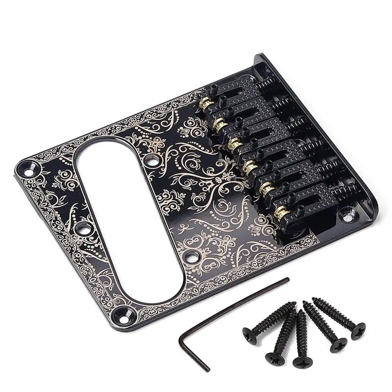 Современные 6 винтов для седлового моста Tele сменный фиксатор электрогитары