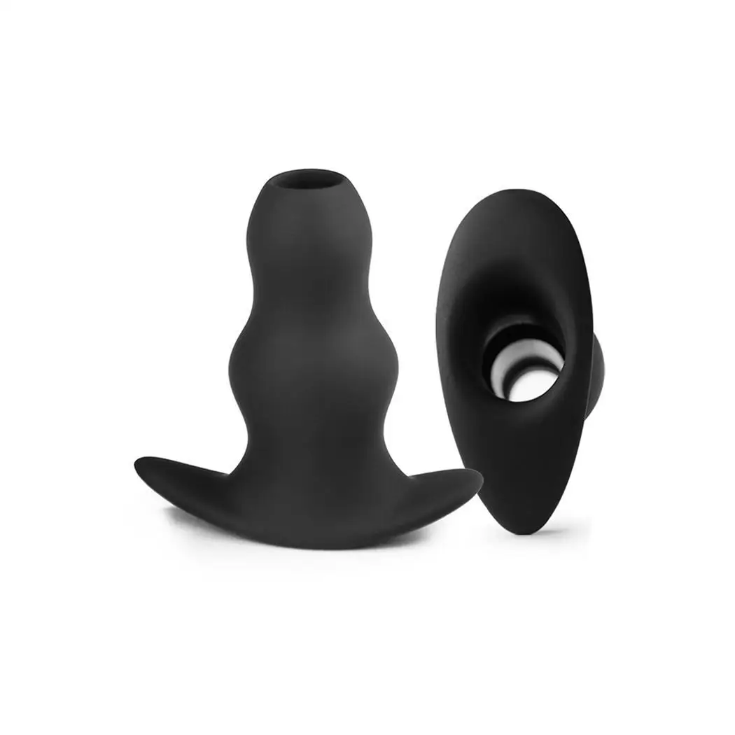 LI BO Adult Stimulate Sex Beads Silicone Manual Pull Hotel G-spot Bedroom Hollow-Design Anal Home Black Plug Toys |