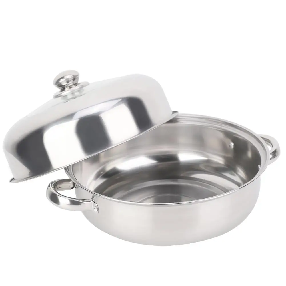 28 см однослойный Stockpot Hot Pot пароварка кухонная утварь домашняя из нержавеющей