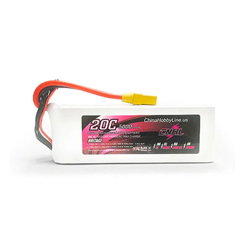 1/2 шт. CNHL 6 S 22 2 V 5000 мА/ч 20C Lipo Батарея с XT90 разъем для дрона дистанционным