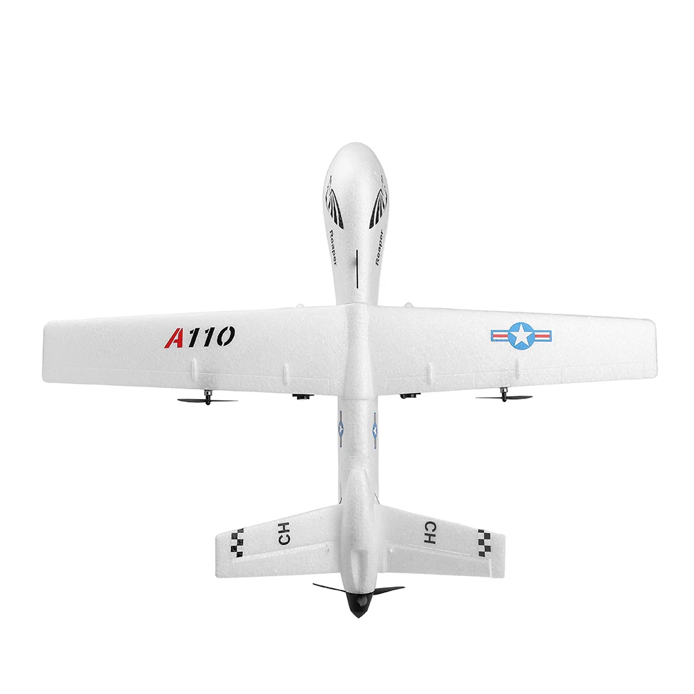 Оригинальный дрона XK A110 2 4G 565 мм 3CH RC самолет с фиксированным крылом Самолет