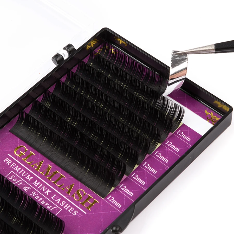 Ресницы GLAMLASH 16 рядов/коробка Мягкие Накладные ресницы из искусственной норки
