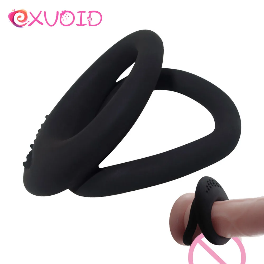 Кольца на пенис EXVOID кольца мужской член увеличенные мужские секс-игрушки для