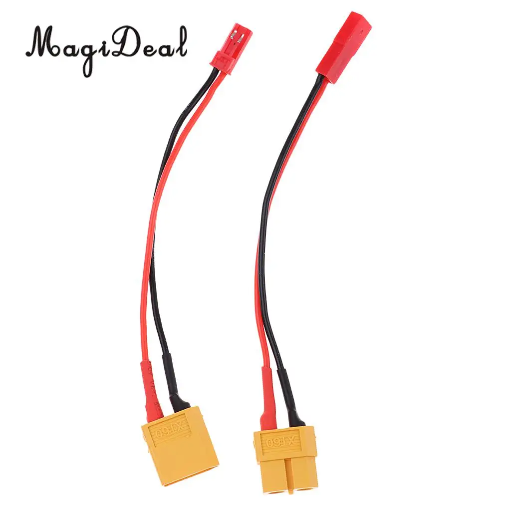 2 шт./лот 2/4 ''XT60 к разъему JST переходник свинцовый провод 22AWG штекер и гнездо