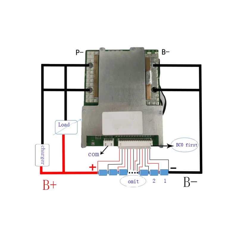 Bluetooth APP 5S литиевая батарея lifepo4 смарт Плата защиты баланс литий ионная BMS 20A 30A 40A 60A
