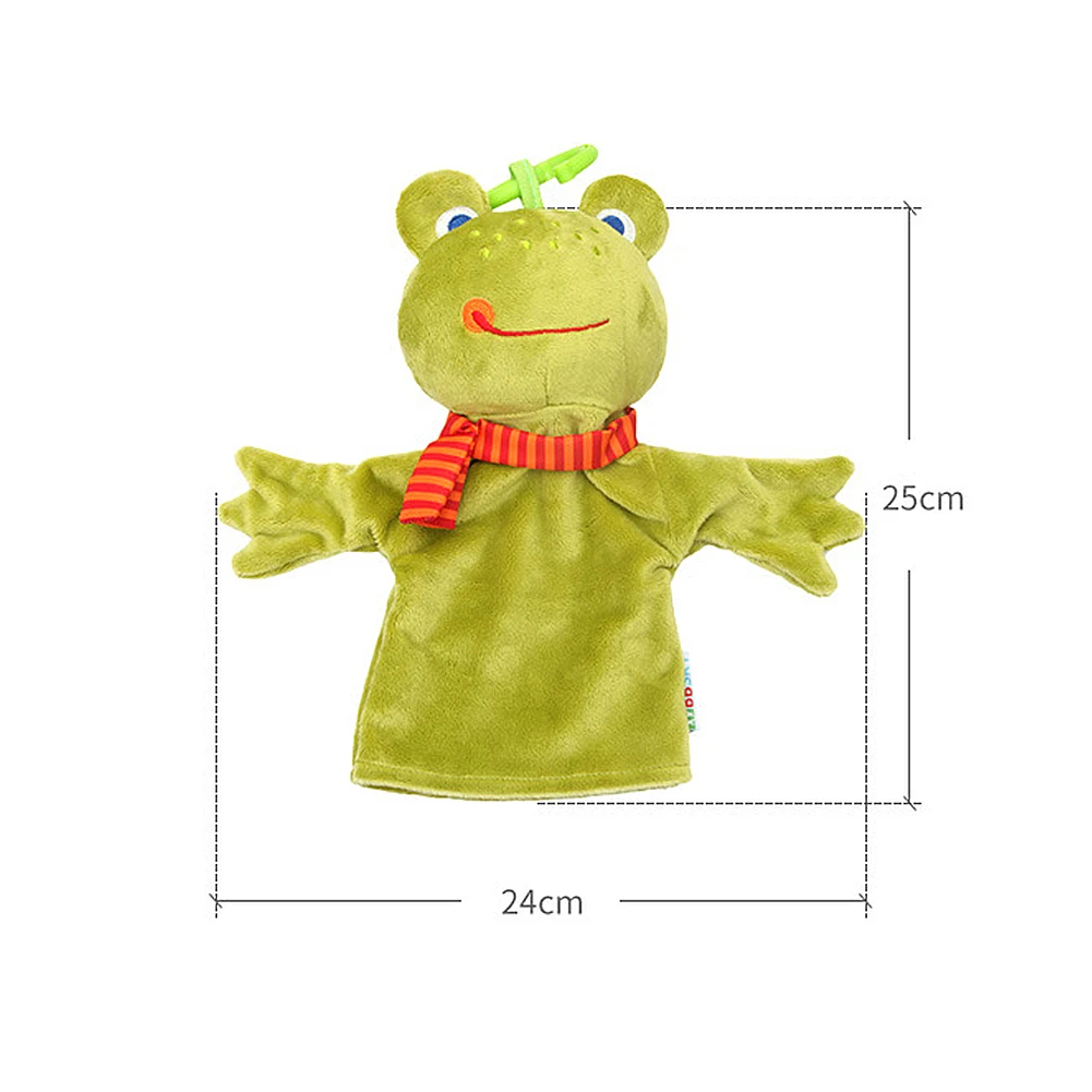 

Cartoon Cute Animal Plush Toy Puppet Monkey / Frog / Duck Figurine