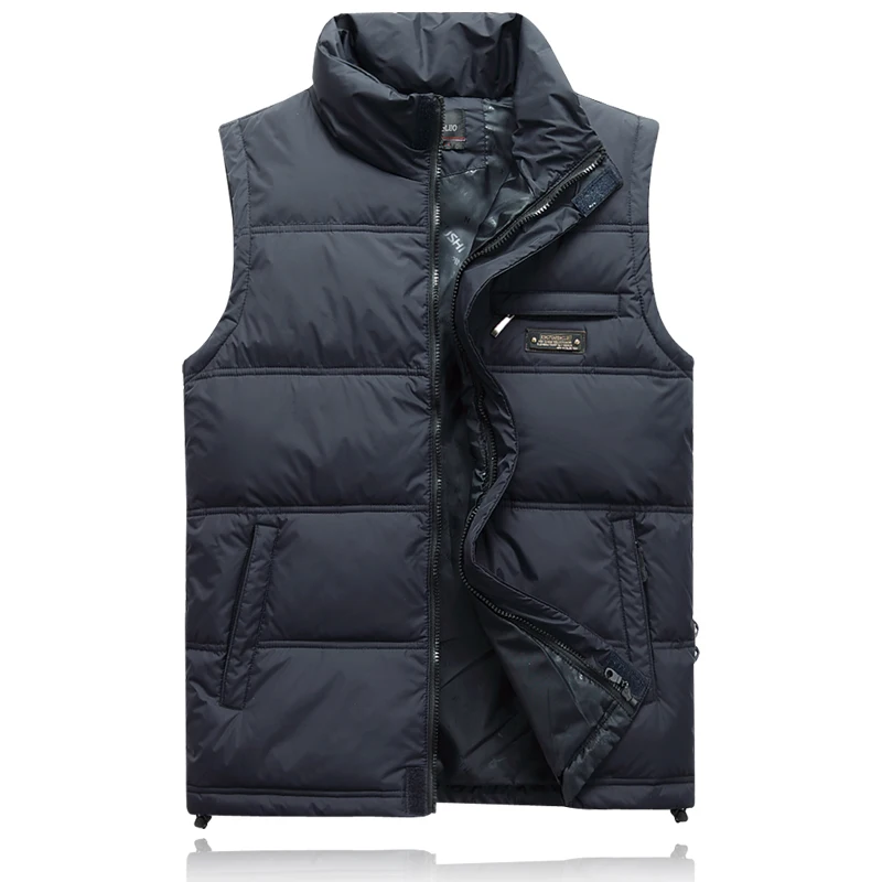 

Winter Duck Down Vest For Men Parka Thick Warm Varsity Red Windbreaker Sleeveless Jacket Male Classic Casual Travel Waistcoat