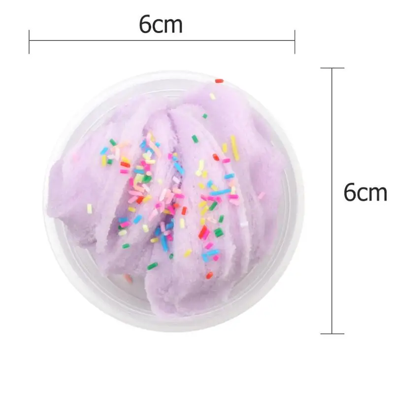 DIY цветные грязевые градиентные Кристальные разноцветные слизи игрушки для