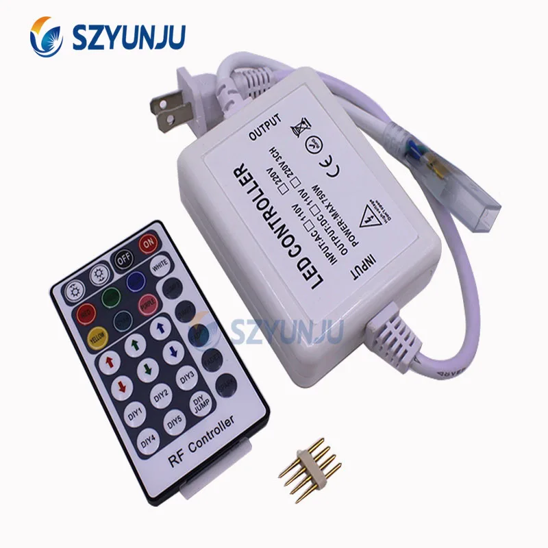AC 110V US plug 220v EU контроллер RF RGB с 28Key светодиодный пульт дистанционного управления