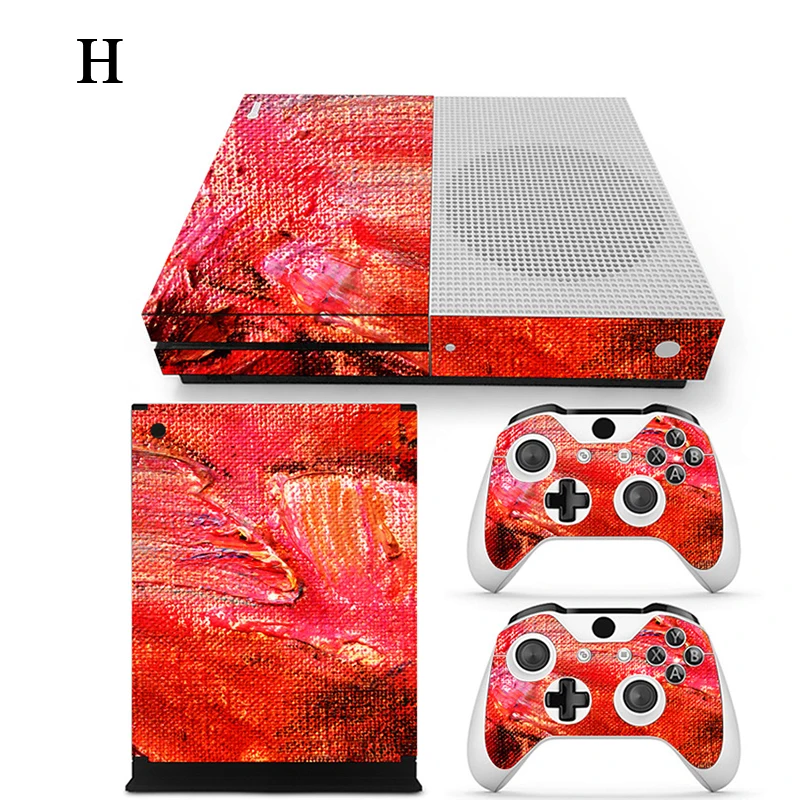 Game Console Skin Sticker Protector For Microsoft Xbox One Slim Artistic Protective Stickers Controllers | Электроника