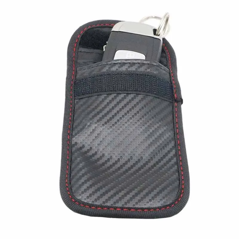 Чехол блокиратор для автомобильных ключей Faraday Cage Fob Pouch Keyless RFID защитная