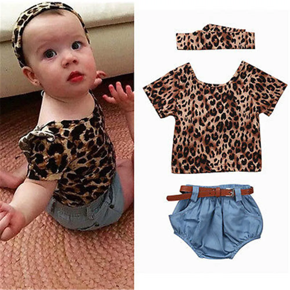 Комплект Новой модной одежды для маленьких девочек из 4 предметов лето 2019