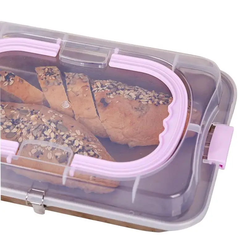 Baking Tray With Lid Portable Cake Bread Pan Oven Household Non-stick Carbon Steel Plate Baguette Tin |