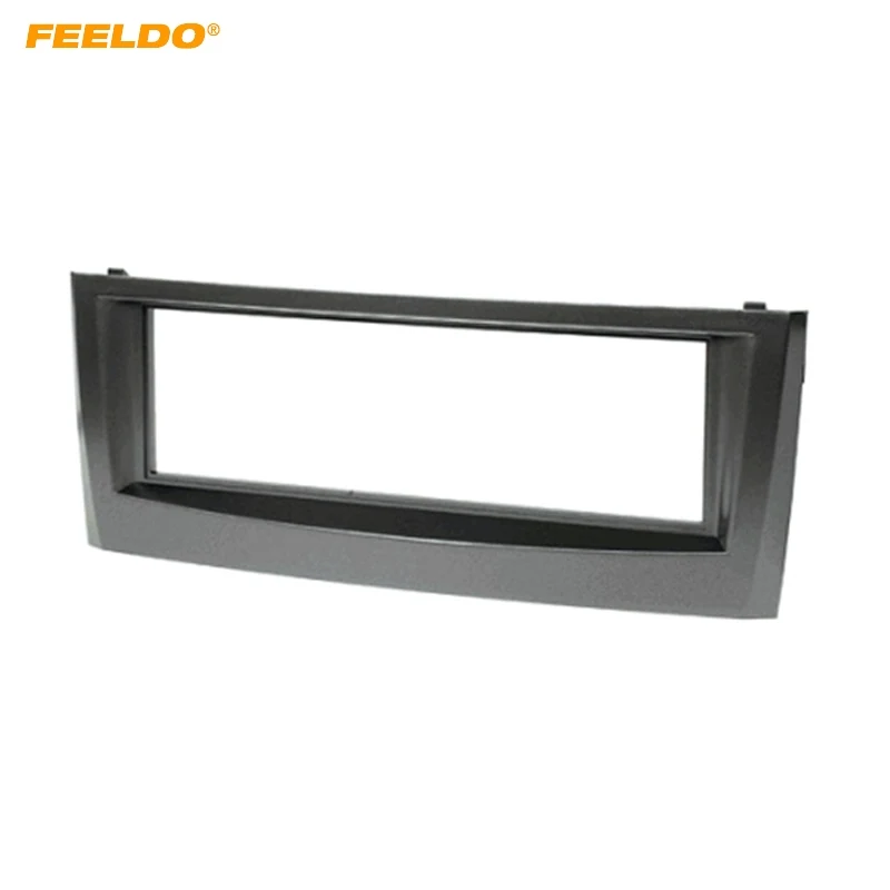 

FEELDO Car 1Din 183*53mm CD Radio Panel Fascia Frame For FIAT Punto(199/310) Linea(323) Stereo Frame Dashboard Bezel Trim Kit