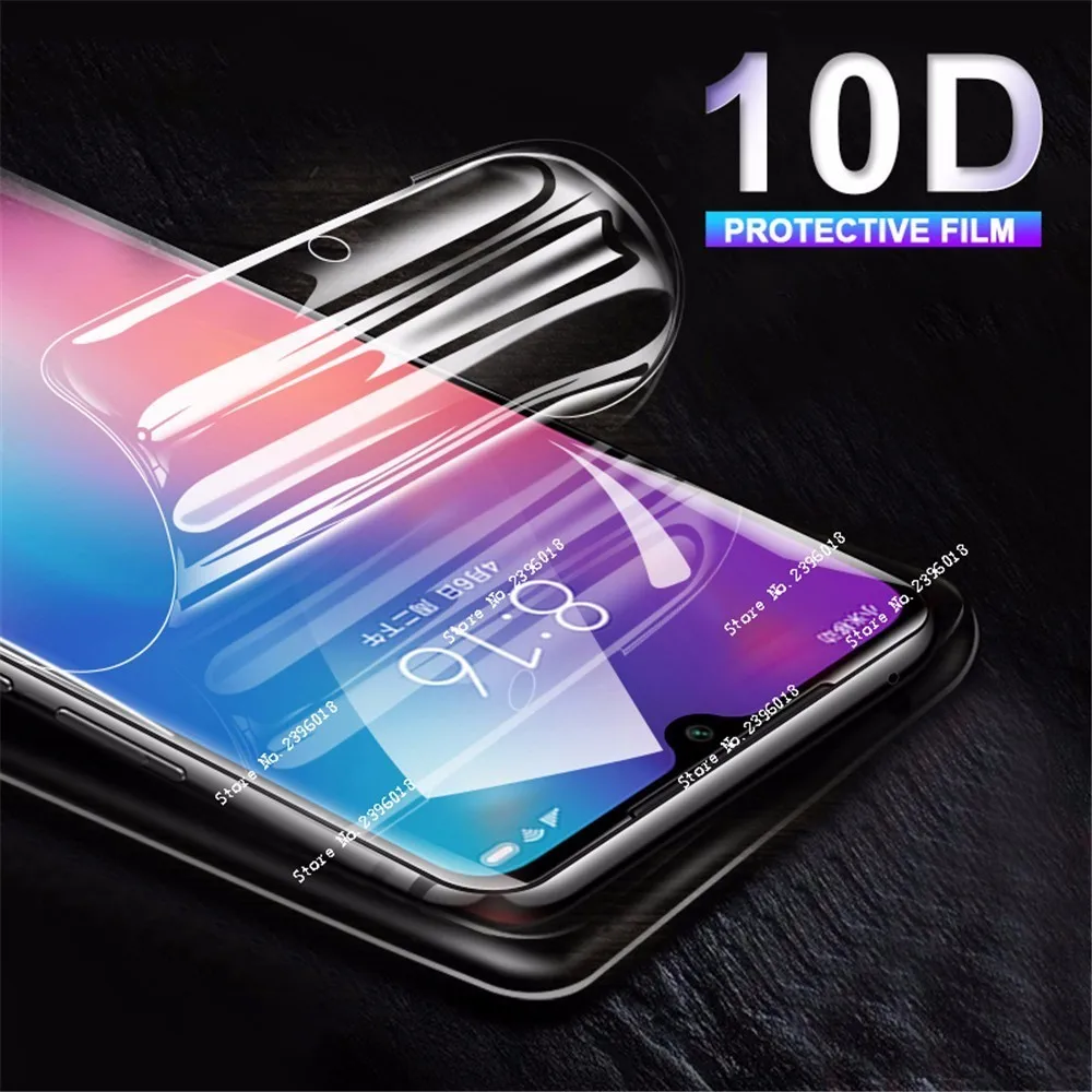 10D Защитная Гидрогелевая пленка для Xiaomi Redmi Note 7 6 Pro на Защита экрана Mi 9 A2 8 Lite SE