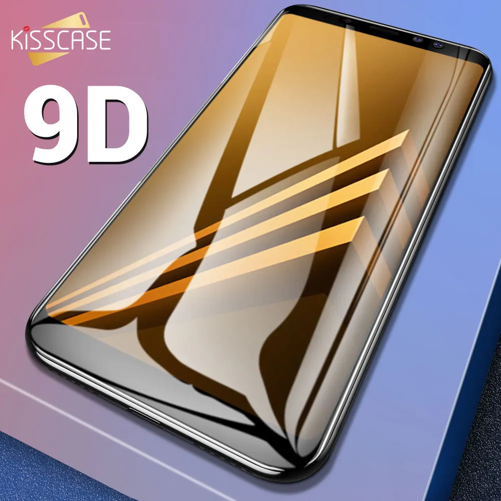 KISSCASE 9D полное покрытие закаленное стекло для Samsung A830 защита экрана 9H твердость HD