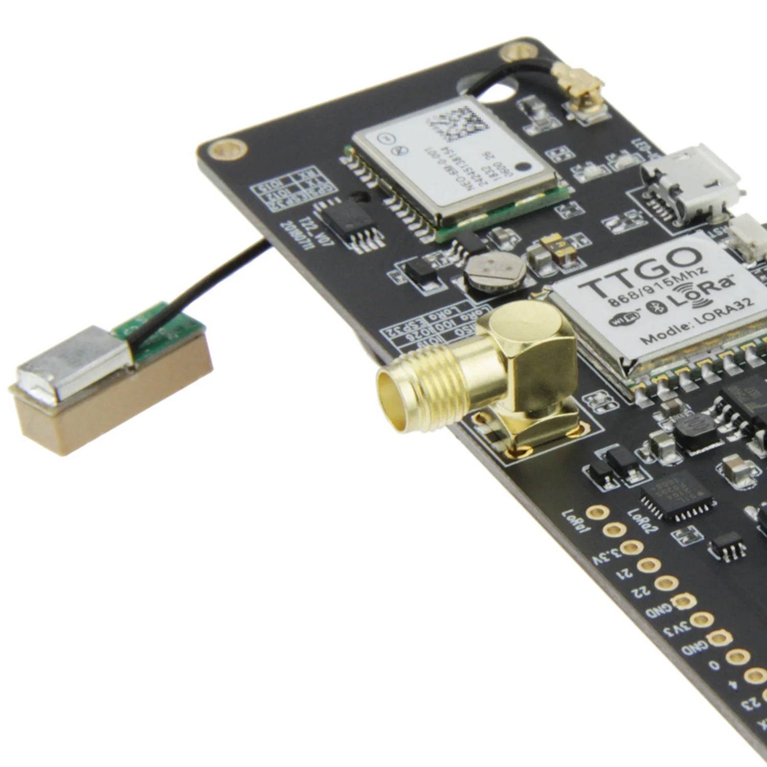Ttgo T-Beam Esp32 915 МГц Wifi беспроводной bluetooth-модуль Gps Neo-6M Sma Lora 32 18650 Держатель батареи с
