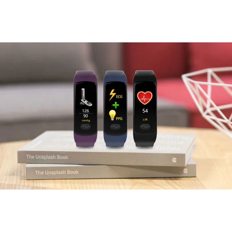 Smart health Band монитор сна мульти-спортивный режим калории умный Браслет ECG/PPG