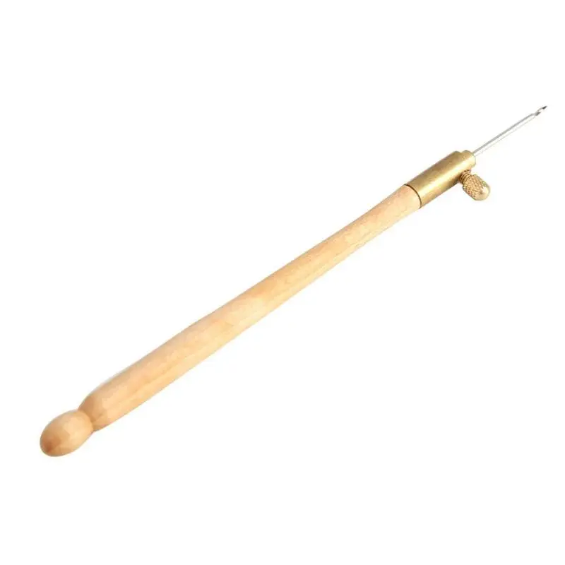 Вышивка крючком деревянная ручка французский вязание Швейные иглы