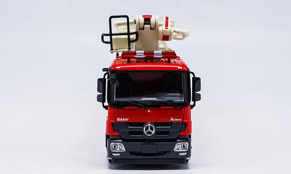 1/50 SANY 62 м водная башня пожарная Mercedes грузовик игрушка литая под давлением Модель Коллекция
