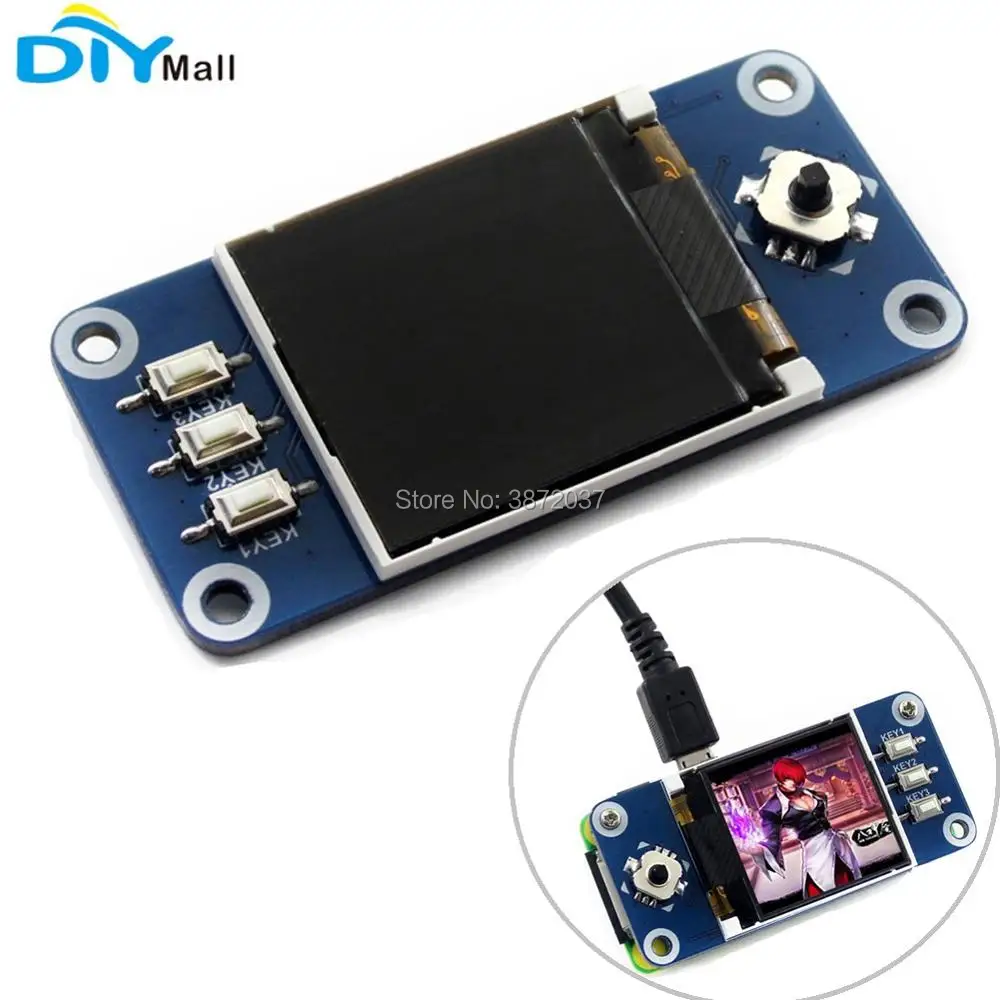 Модуль дисплея 1 44 дюйма RGB SPI ST7735S 44x128 для Arduino Raspberry Pi 2B/3B/3B +/Zero W|Модули умного дома|