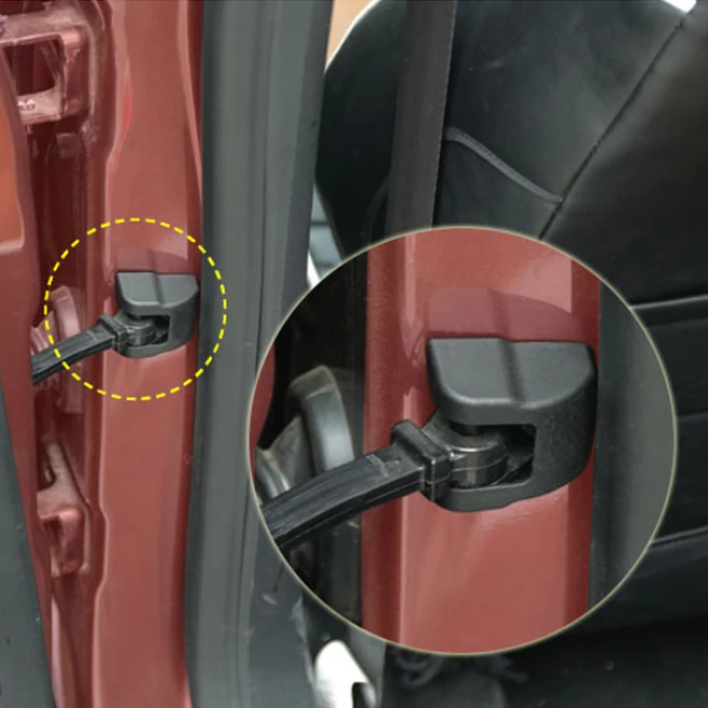 

My Good Car ABS Plastic Car Door Stopper Water Proof Rust Protection Cover For Peugeot 2008 3008 4008 5008 301 508 Car styling