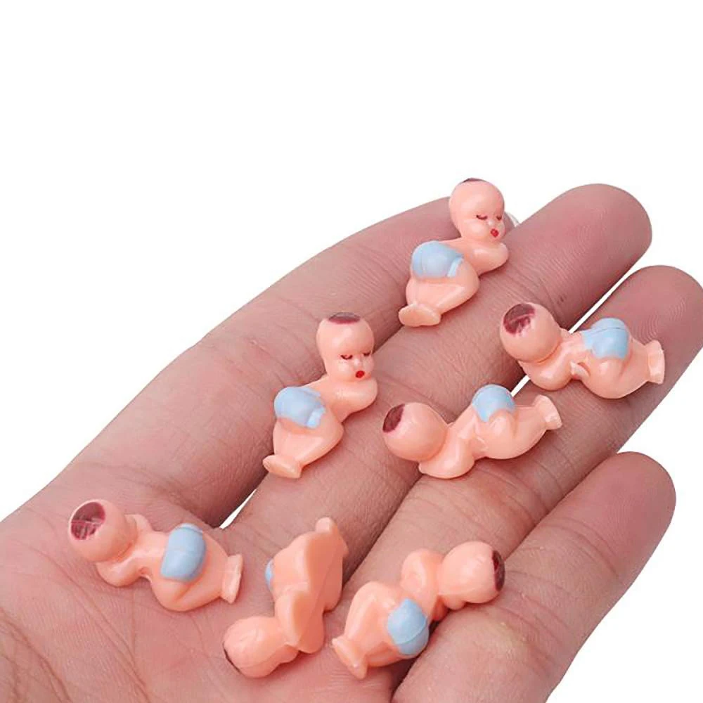 Мини платье маленькое для малышей Пластик младенцев Baby Shower или вечеринки по