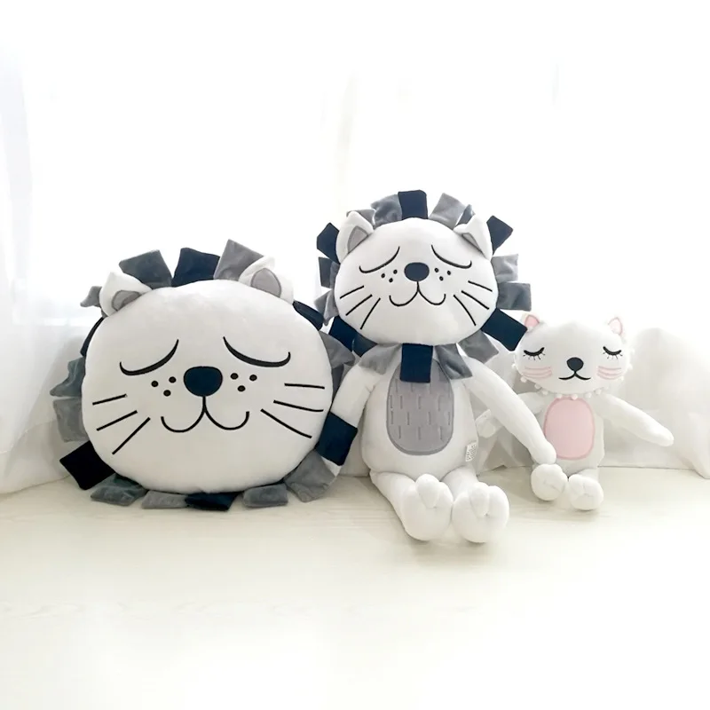 2019 Новое поступление Подушка кошка Лев детская Удобная плюшевая игрушка куклы