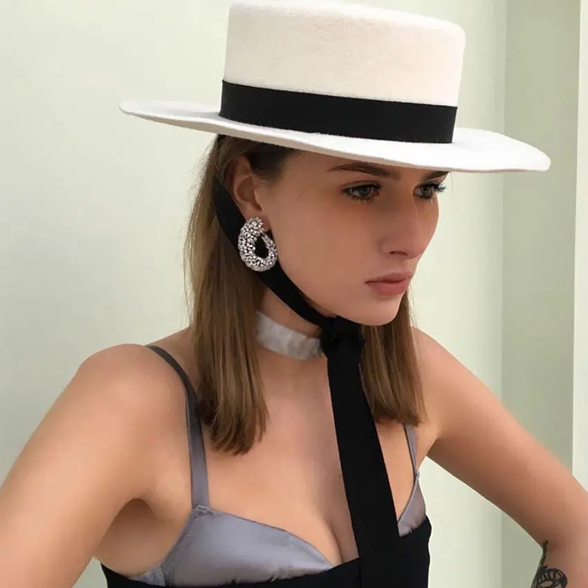 Fashion Famous Design Luxury Popular Geometry Flower Full Pave Cubic Zirconia Wedding Earrings Women Party Anniversary Jewelry | Украшения