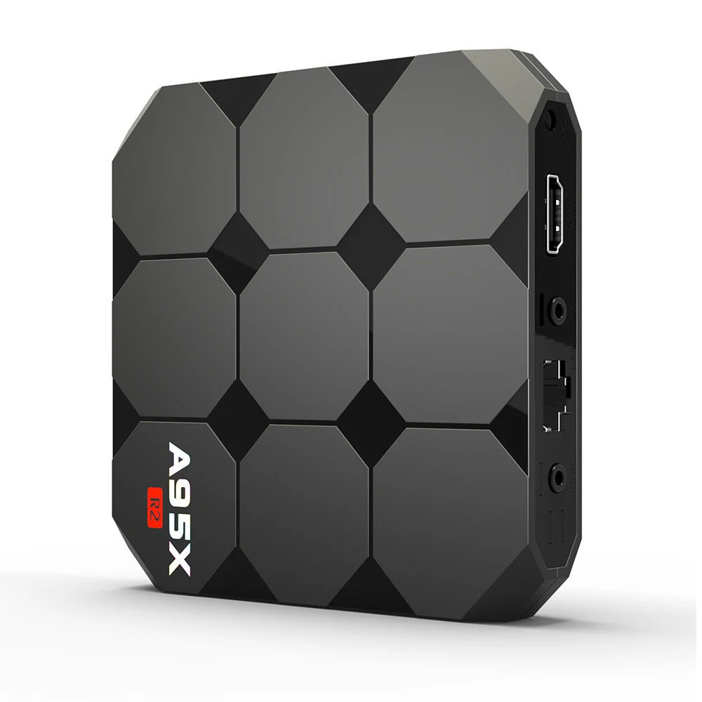 A95X R2 ТВ коробка Amlogic S905W 2 4 ГГц 4K WiFi Android 7 1 домашний медиа плеер с вилкой ЕС |