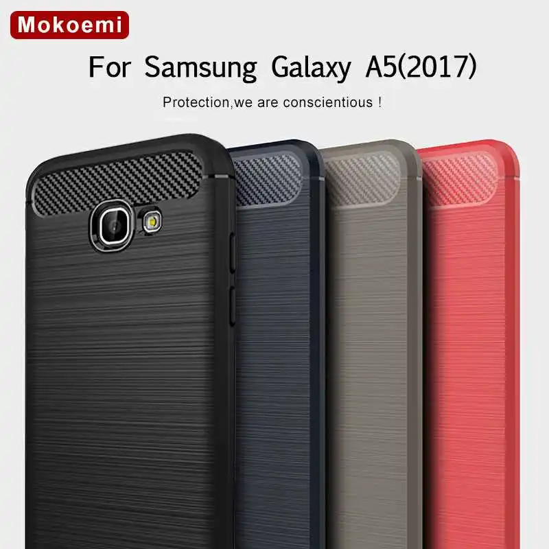 Модный Ударопрочный Мягкий силиконовый чехол Mokoemi 5 2 дюйма для Samsung Galaxy A5 2017 A520