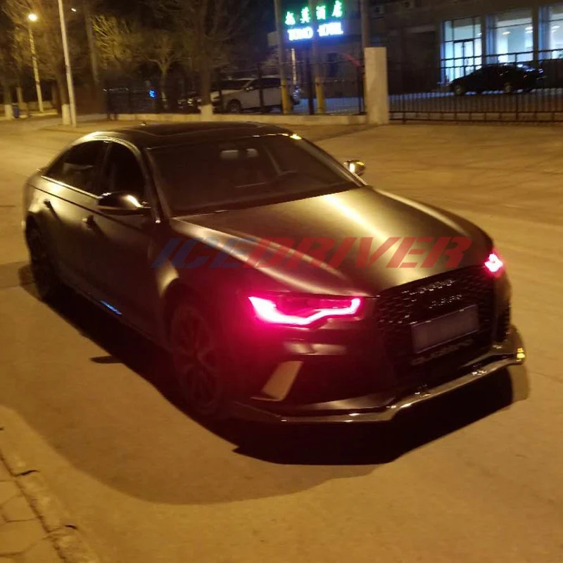 Icedriver для AUDI A6 S6 DRL RGB разноцветные СВЕТОДИОДНЫЕ панели 2013-2019 дневные ходовые огни