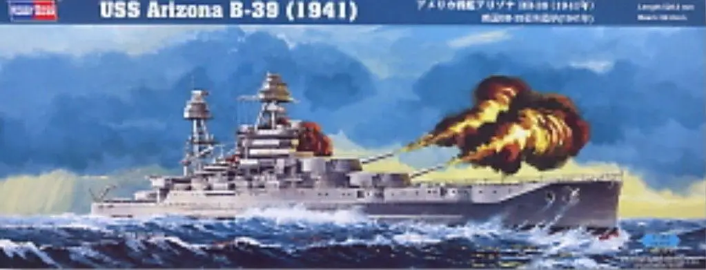Модель Hobbyboss Kit 86501 1/350 USS Аризона BB 39 (1941)|Наборы для сборки моделей| |