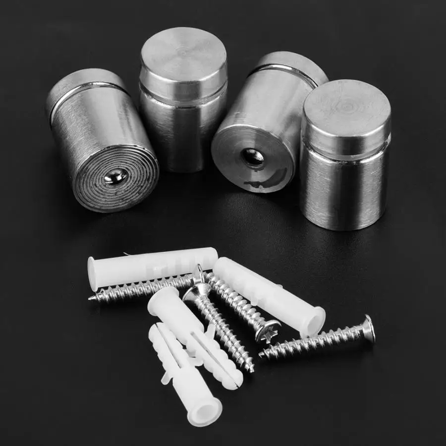 Splitpennen 4 шт. из нержавеющей стали рекламный знак крепежные винты полое стекло