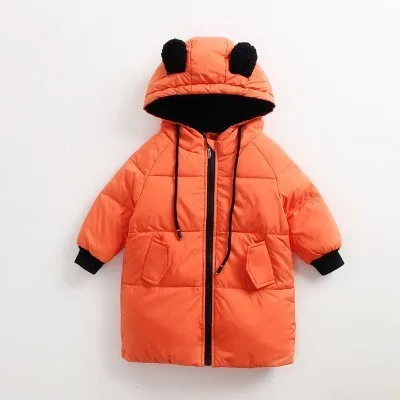 

2 3 4 5 6 7 8 Y Winter Jacket For Boys Girls Cute Bunny Ears Hooded Down Outerwear Candy Color Thick Warm Baby Coat Kids Clothes