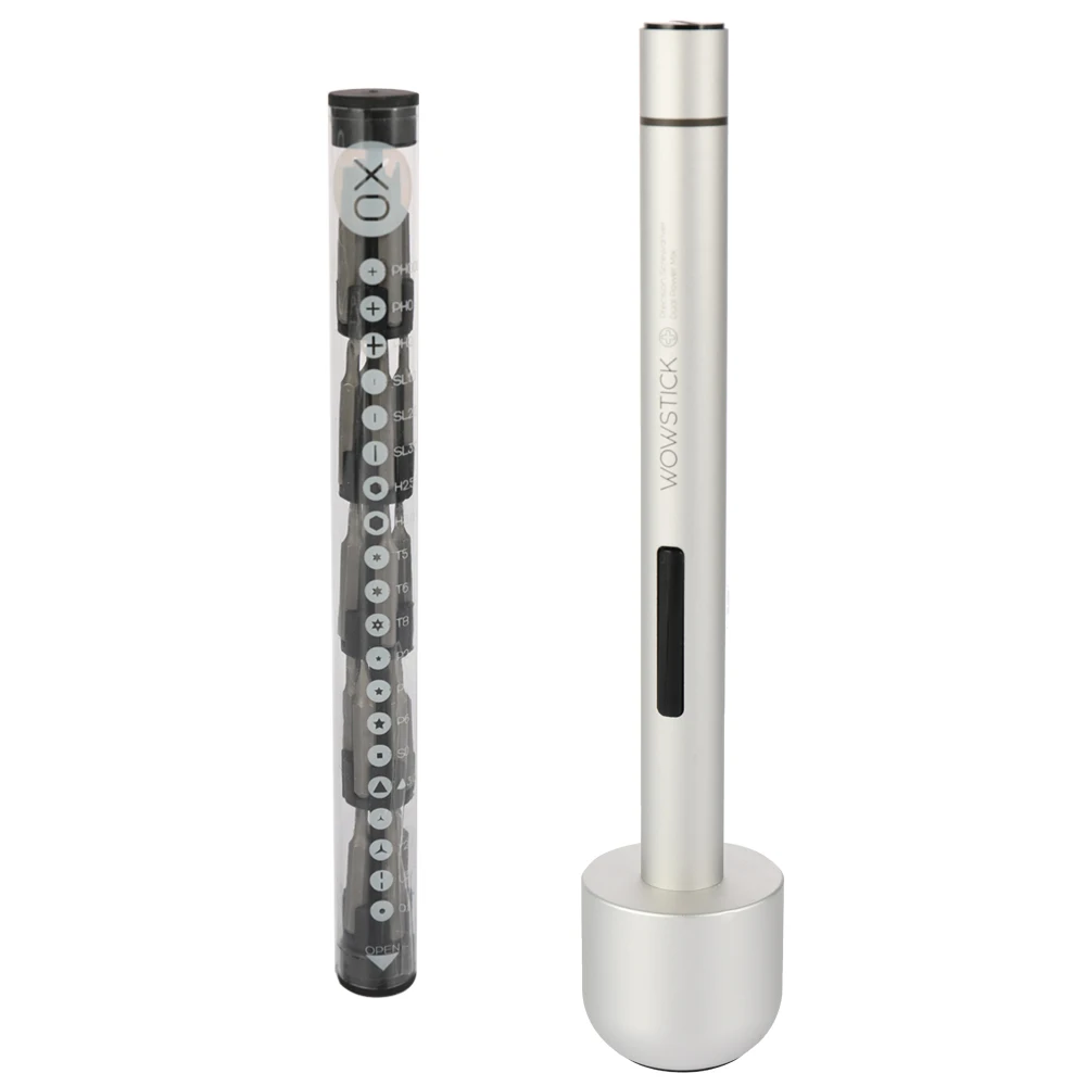 WOWSTICK двойной Мощный мини портативный Электрический Набор отверток с 20