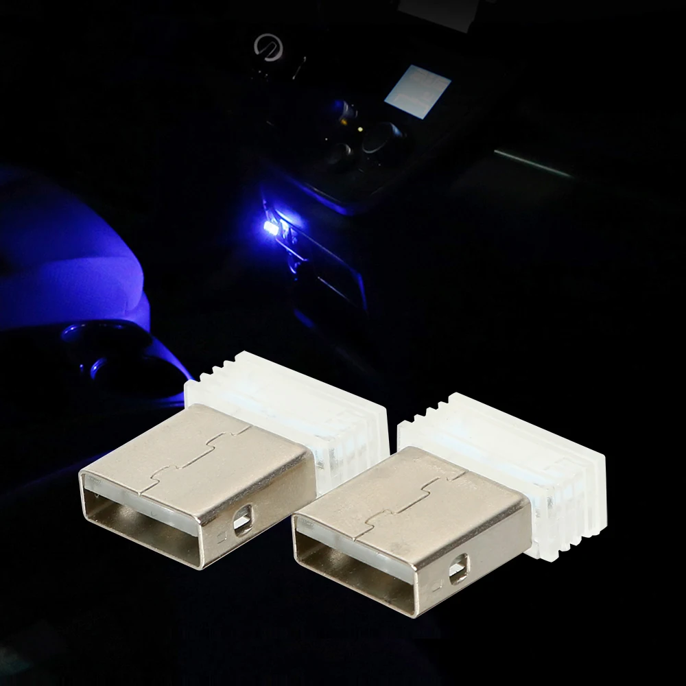 Автомобильный светодиодный Атмосфера Огни Авто Стайлинг мини USB декоративный