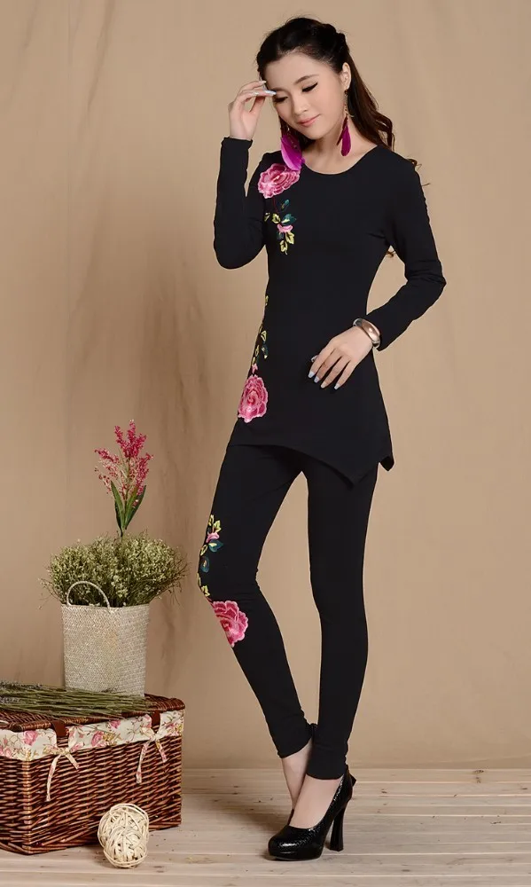 Весенне летняя футболка Wo 4XL с вышивкой цвет черный белый Blusas Feminina хлопковая