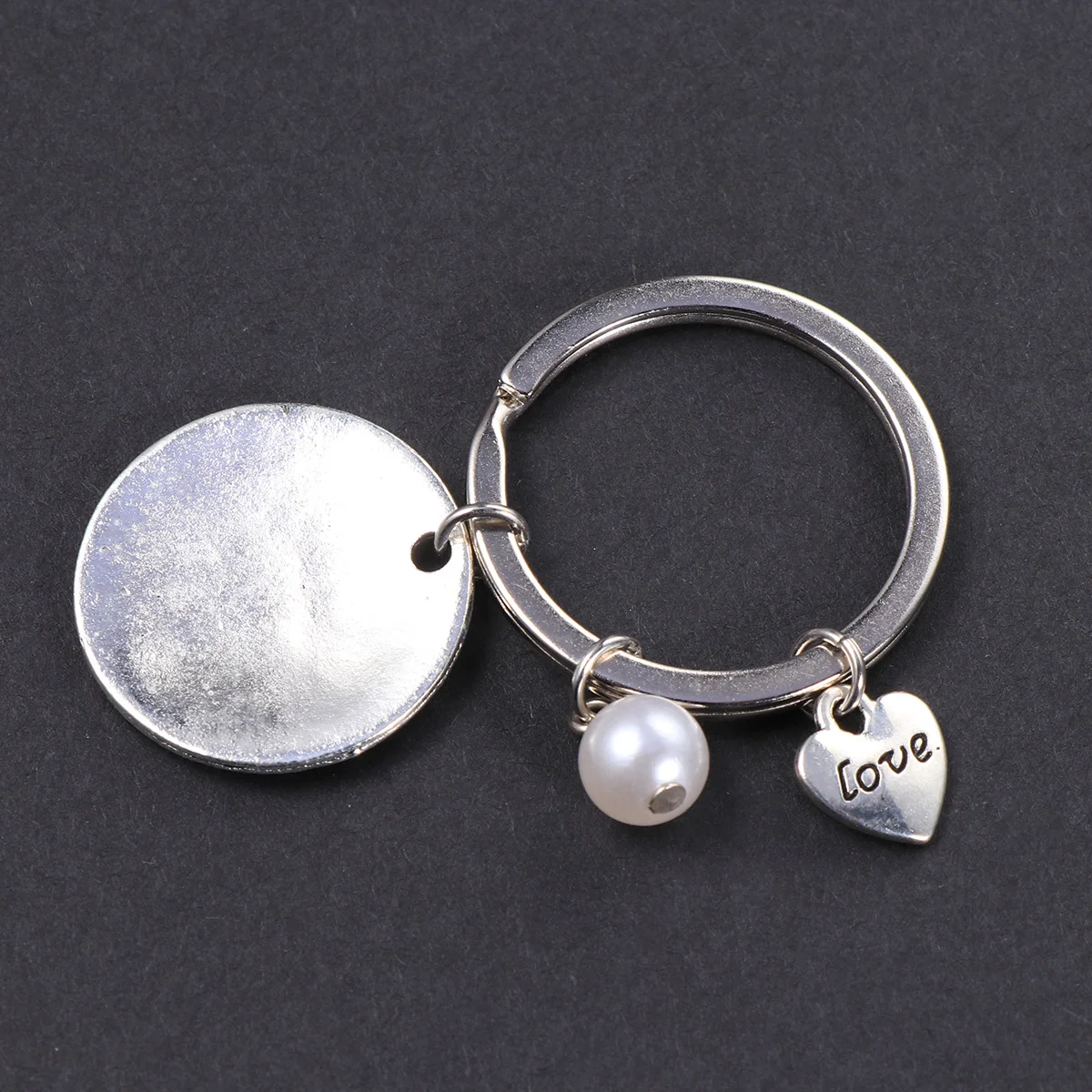 1 шт Искусственный жемчуг подвеска брелок для ключей творческий металлические в