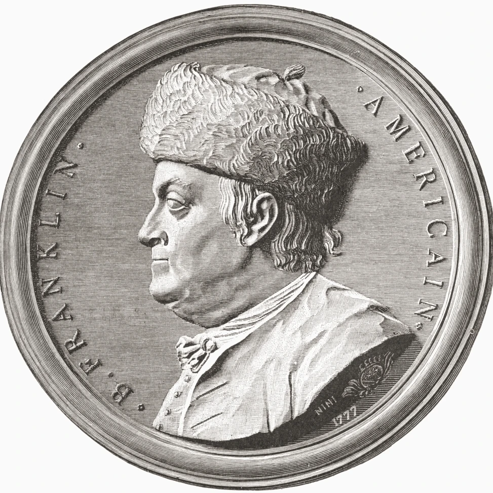 Бенджамин Франклин от 1706 до 1790 Американский авторский принтер сатирист